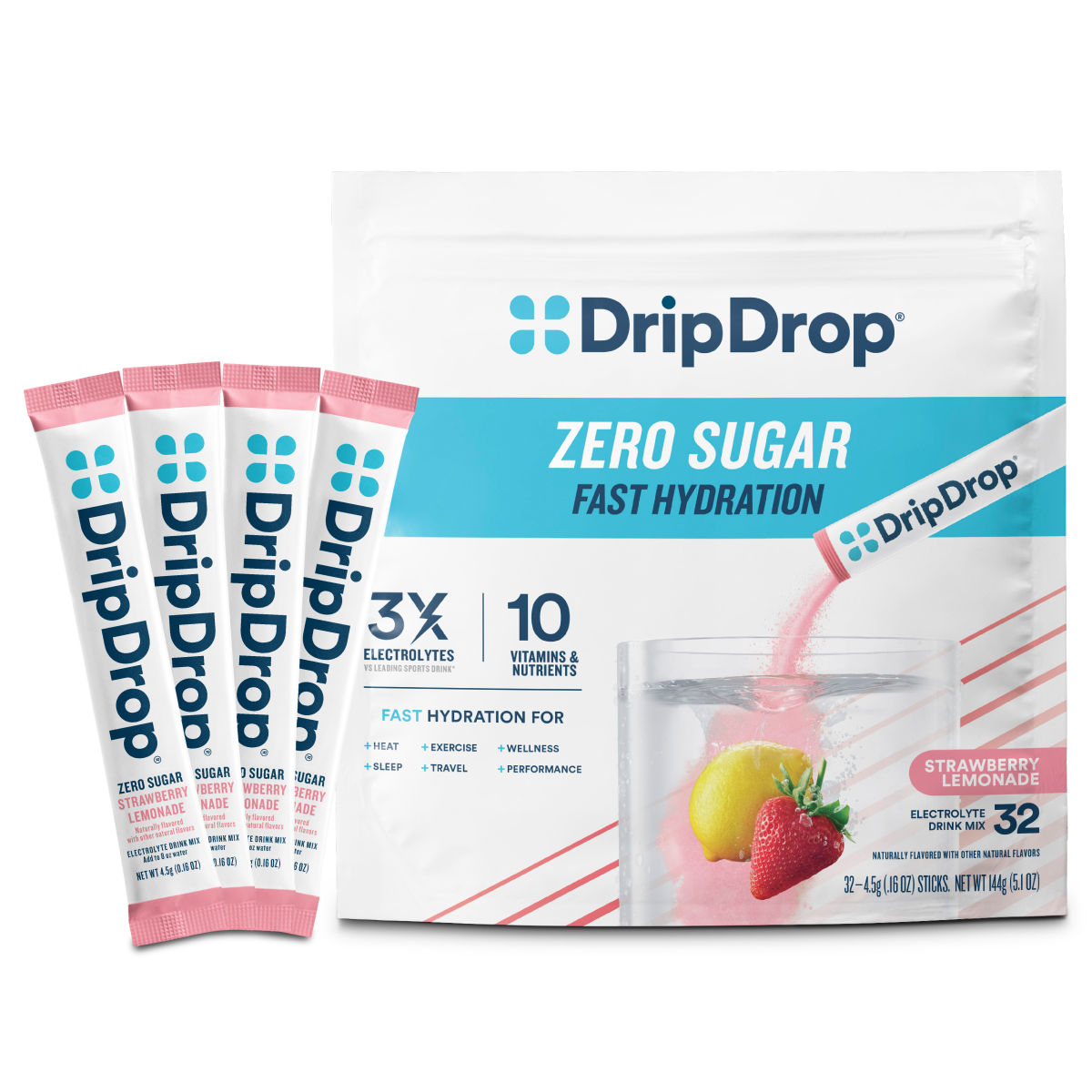 dripdrop-zero-sugar-strawberry-lemonade-electrolyte-powder-8-oz-sticks-32-count-r2 Zero_Strawberry_Lemonade_-_32ct_-_Transparent.png